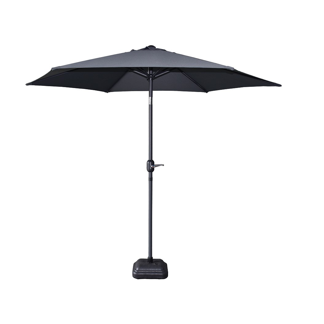 2.7m Hexagonal Porch Umbrella Charcoal