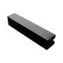 Ezi-Slat Gate Frame 51 9mm Spacing Black 1500mm