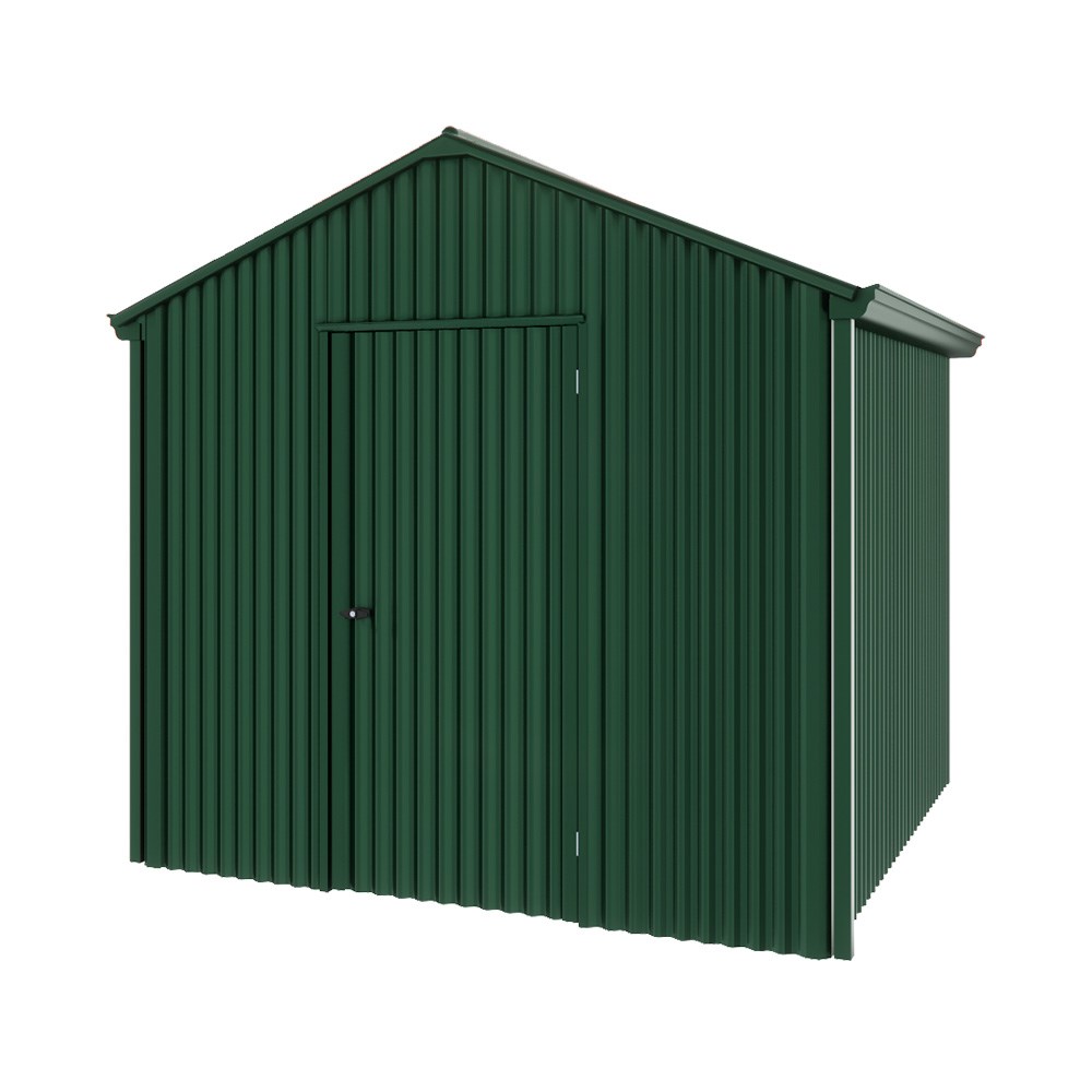 Handi-Heritage Shed H1 2.54X2.52 Roof:Caulfield Green Wall:Caulfield Green Gable End Single Door