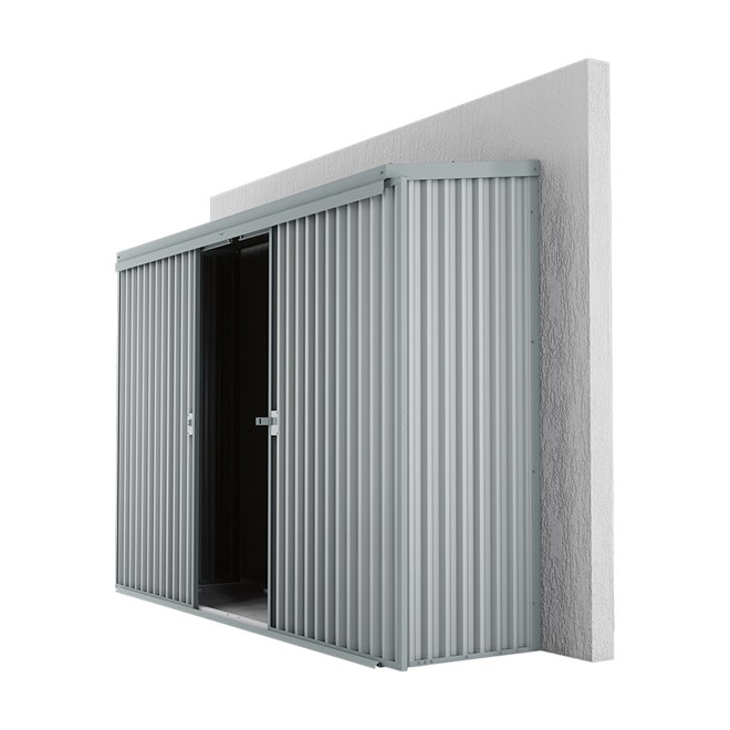 Handi-Locker Off-The-Wall Shed Zinc/Al