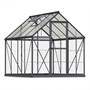 Maze 6 x 8 Hybrid Greenhouse - Grey Frame