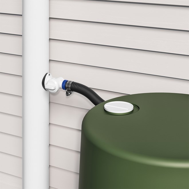Quickfit Downpipe Diverter Round 90/100mm