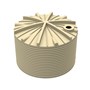 Round Poly Tank 31822L Armour Grey