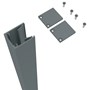 Quickscreen Plus Side Frame 2.1m Slate Grey
