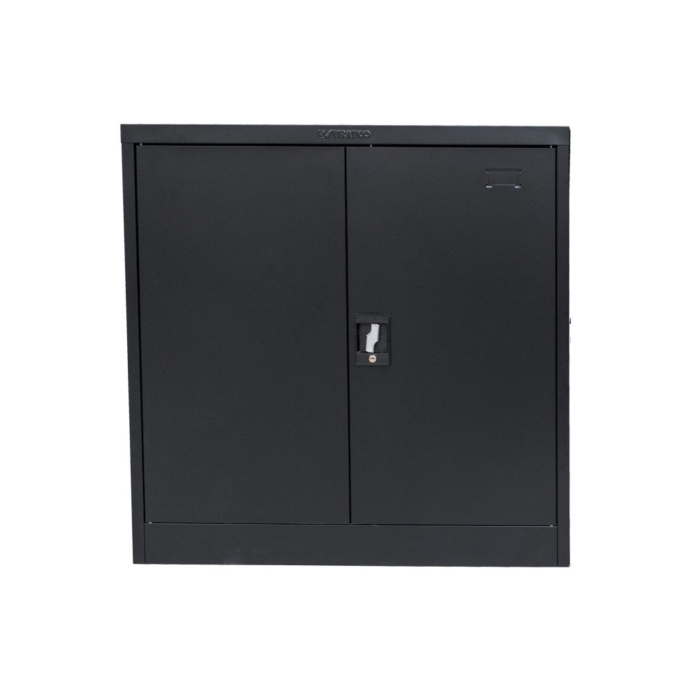 Stratco Utility 2 Door Half Height Cabinet Black